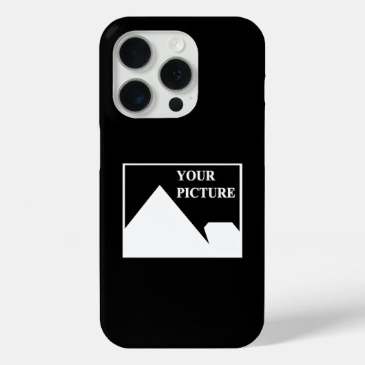 Moderne eenvoudige Creëer uw eigen bruiloft Afbeel Case-Mate iPhone Case (Achterkant)