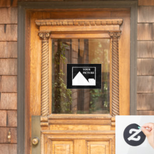 Moderne eenvoudige Creëer uw eigen bruiloft Afbeel Raamsticker