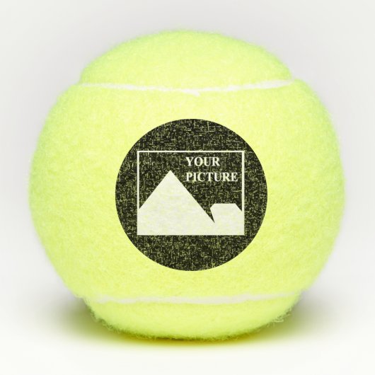 Moderne eenvoudige Creëer uw eigen bruiloft Afbeel Tennisballen (Voorkant)