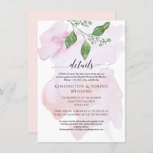 Moderne eenvoudige details Eucalyptus loof bruilof Kaart