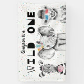 Moderne Eenvoudige Dierendag Welkomstbord Spandoek (Verticaal)