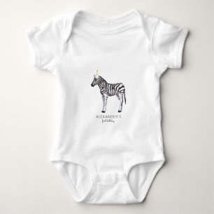 Moderne Eenvoudige Dierlijke 1e Maandag Baby Bodys Romper