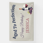 Moderne eenvoudige elegant spandoek (Verticaal)