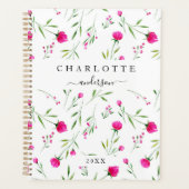 Moderne, eenvoudige, elegante bloem planner (Voorkant)