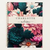 Moderne, eenvoudige, elegante bloemplanoloog planner (Voorkant)