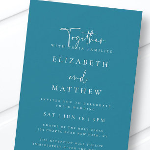 Moderne Eenvoudige Elegante Chic Typografie Bruilo Kaart