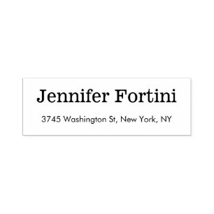 Moderne Eenvoudige Elegante Minimalistische Stijl Zelfinktende Stempel