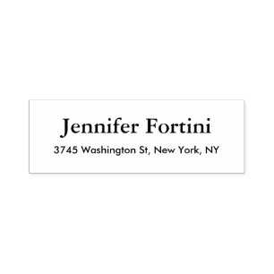 Moderne Eenvoudige Elegante Minimalistische Stijl Zelfinktende Stempel