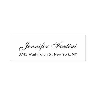 Moderne Eenvoudige Elegante Minimalistische Zelfinktende Stempel