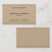 Moderne, eenvoudige, elegante, professionele luxe visitekaartje (Voorkant / Achterkant)