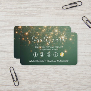 Moderne eenvoudige elegante typografie Loyalty Car Visitekaartje
