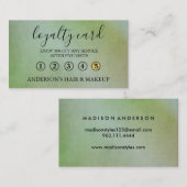 Moderne eenvoudige elegante typografie Loyalty-Kaa Visitekaartje (Voorkant / Achterkant)