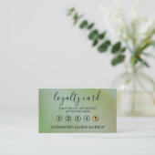 Moderne eenvoudige elegante typografie Loyalty-Kaa Visitekaartje (Staand voorkant)