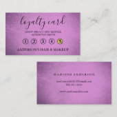 Moderne eenvoudige elegante typografie Loyalty-Kaa Visitekaartje (Voorkant / Achterkant)