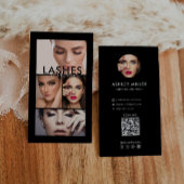 Moderne Eenvoudige Formele Foto Zwart Wit Visitekaartje