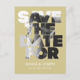 Moderne Eenvoudige Foto Sla de Uitnodiging van de 