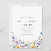 Moderne eenvoudige fotoviering van het leven begra kaart (Voorkant)