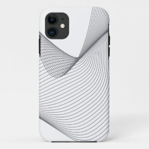 Moderne, eenvoudige, futuristische illustratie van iPhone 11 hoesje