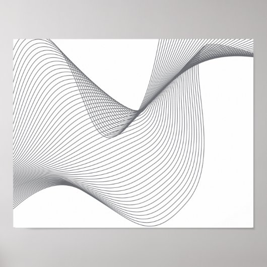 Moderne, eenvoudige, futuristische illustratie van poster (Voorkant)