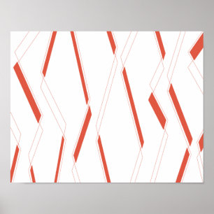 Moderne, eenvoudige grafische kunst voor het onttr poster