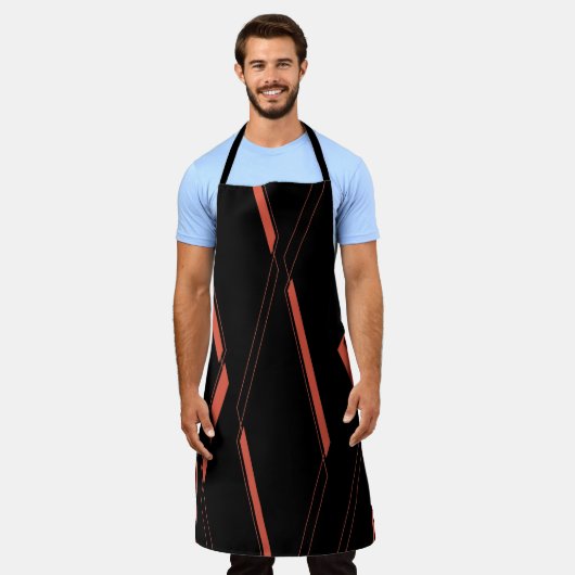 Moderne, eenvoudige grafische kunst voor het onttr schort (Gedragen)