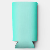 Moderne Eenvoudige groene Turquoise Verloopkleur (Achterkant)