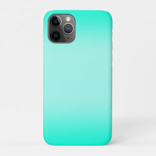 Moderne Eenvoudige groene Turquoise Verloopkleur iPhone 11 Pro Hoesje