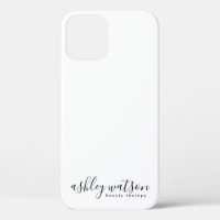 Moderne eenvoudige handgeschreven kalligrafie wit