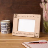 Moderne, eenvoudige heer en mevrouw namen, liefde gegraveerde lijstjes (Links)