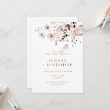 Moderne Eenvoudige Herfst Gedroogde Bloemen & Blad