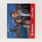 Moderne Eenvoudige Jubileum Foto Legpuzzel (Verticaal)