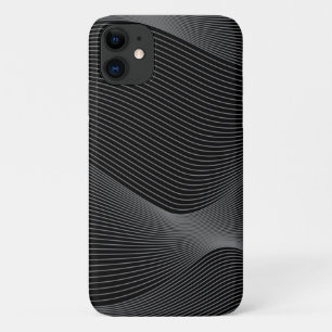 Moderne, eenvoudige, koele, abstracte bewegingsgol iPhone 11 hoesje