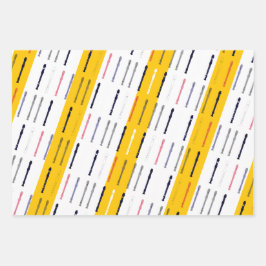 Moderne, eenvoudige koelmuziek minimaliseert het g inpakpapier vel