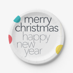 Moderne, eenvoudige, levendige, leuke "prettige ke papieren bordje