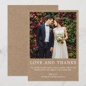 Moderne, eenvoudige liefde en Bedankt Kraft (Voorkant / Achterkant)