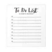 Moderne Eenvoudige Manuscript om de Blocnote van d (Voorkant)