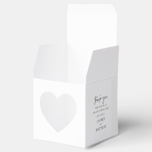 Moderne eenvoudige minieme camouflage bedankt bedankdoosjes (Geopend)