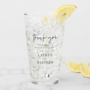Moderne eenvoudige minieme camouflage bedankt glas