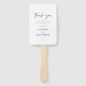 Moderne eenvoudige minieme camouflage bedankt handwaaier (Voorkant)