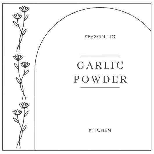 Moderne eenvoudige minieme keukenkrabbers sticker (Voorkant)