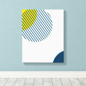 Moderne, eenvoudige, minimale, trendy abstracte ku canvas afdruk (Insitu (Houten vloer))