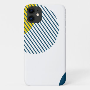 Moderne, eenvoudige, minimale, trendy abstracte ku iPhone 11 hoesje