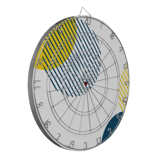 Moderne, eenvoudige, minimale, trendy abstracte ku dartbord (Voorkant Links)