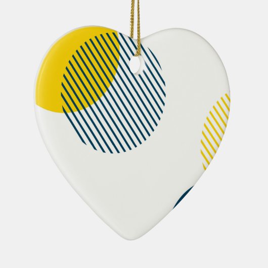 Moderne, eenvoudige, minimale, trendy abstracte ku keramisch ornament (Rechts)