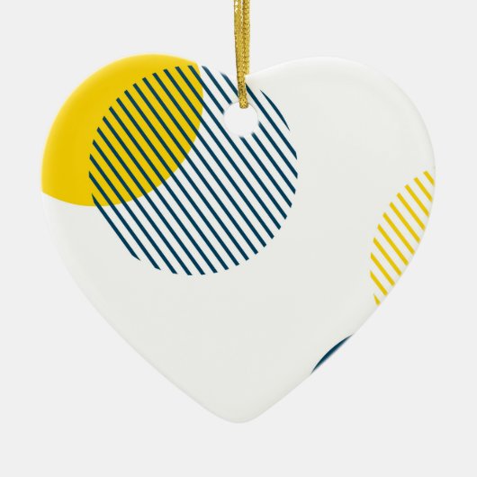 Moderne, eenvoudige, minimale, trendy abstracte ku keramisch ornament (Voorkant)