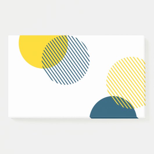 Moderne, eenvoudige, minimale, trendy abstracte ku post-it® notes (Voorkant)