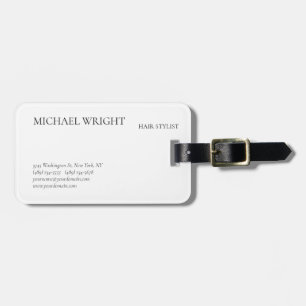 Moderne eenvoudige minimalistisch bagagelabel