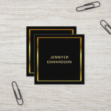 Moderne, eenvoudige, minimalistische zwarte goudpr