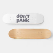 Moderne, eenvoudige, moedige, coole afbeelding van skateboard (Horizontaal)