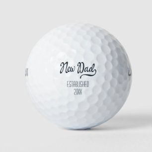 Moderne Eenvoudige Nieuwe Vader Golfballen